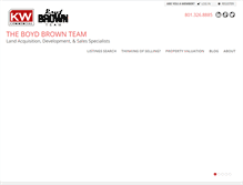 Tablet Screenshot of boydbrown.com